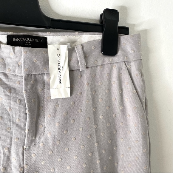 Banana Republic Avery Grey Straight Leg Pants NWT - Picture 2 of 8